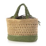 カシュカシュ cachecache / 下がりリボン切替編みトート | UNBILLION | 詳細画像8 