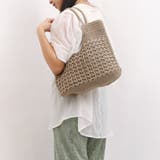 オーク | カシュカシュ cachecache / 柄編みベーシックトート | UNBILLION