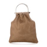 ベージュ | カシュカシュ cachecache / メッシュ金手トート | UNBILLION