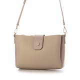 ベージュ | カシュカシュ cachecache / 横型3つ口ショルダーバッグ | UNBILLION