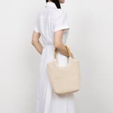カシュカシュ cachecache / 雑材風バンブーハンドル手提げトート | UNBILLION | 詳細画像1