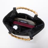 カシュカシュ cachecache / 雑材風バンブーハンドル手提げトート | UNBILLION | 詳細画像10