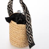 カシュカシュ / ジャガードテープハンドルラフィアバケツトート | UNBILLION | 詳細画像12