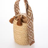 カシュカシュ / ジャガードテープハンドルラフィアバケツトート | UNBILLION | 詳細画像4
