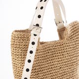 カシュカシュ cachecache / ドット刺繍ハンドル手編みトート | UNBILLION | 詳細画像3