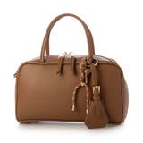 キャメル | カシュカシュ cachecache / チャーム付横長ボストン | UNBILLION