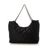 ブラック | カシュカシュ cachecache / ナイロンキルトチェーントート | UNBILLION