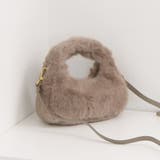 ベージュ | カシュカシュ / フェイクファー2wayハンドルミニバッグ | UNBILLION