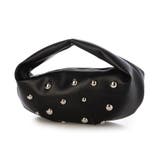 ブラック | カシュカシュ cachecache / スタッズワンハンドルバッグ | UNBILLION