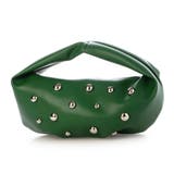 グリーン | カシュカシュ cachecache / スタッズワンハンドルバッグ | UNBILLION