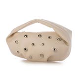 アイボリー | カシュカシュ cachecache / スタッズワンハンドルバッグ | UNBILLION