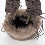 カシュカシュ cachecache / フリルショルダー付エコファー巾着バッグ | UNBILLION | 詳細画像12 