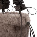 カシュカシュ cachecache / フリルショルダー付エコファー巾着バッグ | UNBILLION | 詳細画像14 