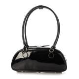 ブラック | カシュカシュ cachecache / 横長エナメルボストン | UNBILLION