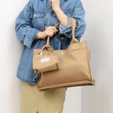 カシュカシュ cachecache / フロッキーポーチ付きキャンバストート | UNBILLION | 詳細画像1 