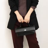 カシュカシュ cachecache / 横長スムース2wayショルダーバッグ | UNBILLION | 詳細画像8 