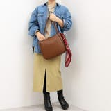 カシュカシュ cachecache スカーフチャーム付きロングハンドルトート | UNBILLION | 詳細画像2 