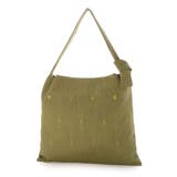 カーキ | カシュカシュ cachecache / ラインドットワンショルダートート | UNBILLION