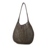 ダークシルバー | カシュカシュ cachecache / ラメ糸ラウンドセミショルダー | UNBILLION