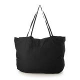 ブラック | カシュカシュ cachecache / パッカブルナイロン2wayトート | UNBILLION