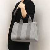 カシュカシュ cachecache / ジャガードニットスクエア2wayトート | UNBILLION | 詳細画像1