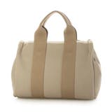 ベージュ | カシュカシュ cachecache / ジャガードニットスクエア2wayトート | UNBILLION