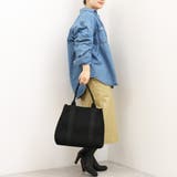 カシュカシュ cachecache / ジャガードニットスクエアビッグトート | UNBILLION | 詳細画像3 