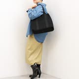 カシュカシュ cachecache / ジャガードニットスクエアビッグトート | UNBILLION | 詳細画像4 