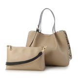 カシュカシュ / フェイクレザーショルダーバッグ付スクエアトート | UNBILLION | 詳細画像19