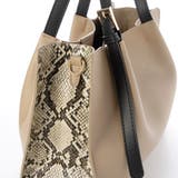 カシュカシュ / フェイクレザーショルダーバッグ付スクエアトート | UNBILLION | 詳細画像24