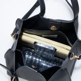 カシュカシュ / フェイクレザーショルダーバッグ付スクエアトート | UNBILLION | 詳細画像36