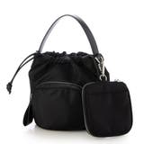 ブラック | カシュカシュ cachecache / アクセポーチ付ナイロントート | UNBILLION