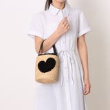 cachecache / ハート付ラフィアバケットトート カゴバッグ | UNBILLION | 詳細画像5 