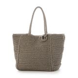 グレー | カシュカシュ cachecache / ベーシッククロッシェトート カゴバッグ | UNBILLION