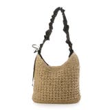 cachecache / ドロストフリルハンドル地柄編みトート カゴバッグ | UNBILLION | 詳細画像24