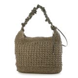 cachecache / ドロストフリルハンドル地柄編みトート カゴバッグ | UNBILLION | 詳細画像32