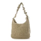 cachecache / ドロストフリルハンドル地柄編みトート カゴバッグ | UNBILLION | 詳細画像46