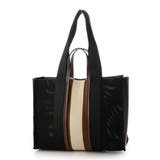 D | カシュカシュ / マルチカラーストライプ2wayスクエアトート | UNBILLION