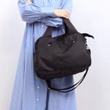 ブラック | カシュカシュ cachecache / ナイロンタウン2wayボストンバッグ | UNBILLION