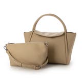 ベージュ | カシュカシュ cachecache / 通しハンドル2wayフラップトート | UNBILLION