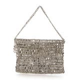 シルバー | カシュカシュ cachecache / メタルビーズフラップ付きハンドバッグ | UNBILLION