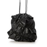 ブラック | カシュカシュ cachecache アシンメトリーフリルドロストショルダーバッグ | UNBILLION
