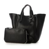 ブラック | カシュカシュ cachecache ミニショルダー付ボールチェーン2wayトート… | UNBILLION