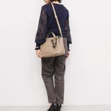 カシュカシュ cachecache チャーム付シボフェイクレザー2wayバッグ | UNBILLION | 詳細画像6