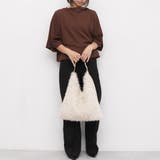 カシュカシュ cachecache エアリ-ファートライアングルトートバッグ | UNBILLION | 詳細画像10