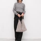 カシュカシュ cachecache エアリ-ファートライアングルトートバッグ | UNBILLION | 詳細画像6
