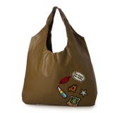 ブラウン | カシュカシュ cachecache / ワッペン付きショッパー | UNBILLION