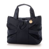 ネイビー | カシュカシュ cachecache / WEB限定リボン2wayトートバッグ | UNBILLION