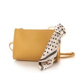 マスタード | カシュカシュ cachecache / WEB限定スカーフ付ボックスショルダー | UNBILLION