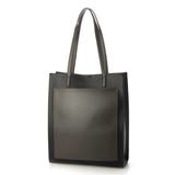 ブラックグレー | カシュカシュ / WEB限定シンセティックレザーフロントポケットトート | UNBILLION